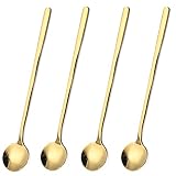 Stainless Steel Coffee Spoons, 6.7 Inch Stirring Spoons, Cocktail Stirring Spoons for Coffee Tea Des