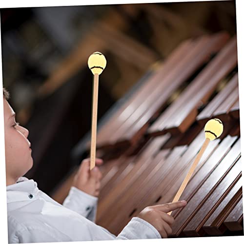 2 piezas de baquetas para marimba y percusión miniatura 5