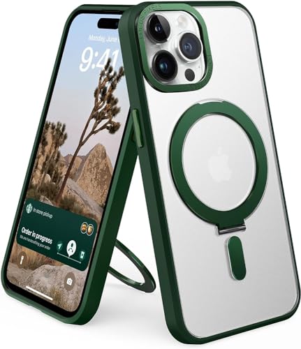 最終値下げ‼️iPhone15 Pro Max 用 ケース グリーンMagsafe iPhone15ケース Symmetry MagSafe 耐衝撃 グリーンジュース