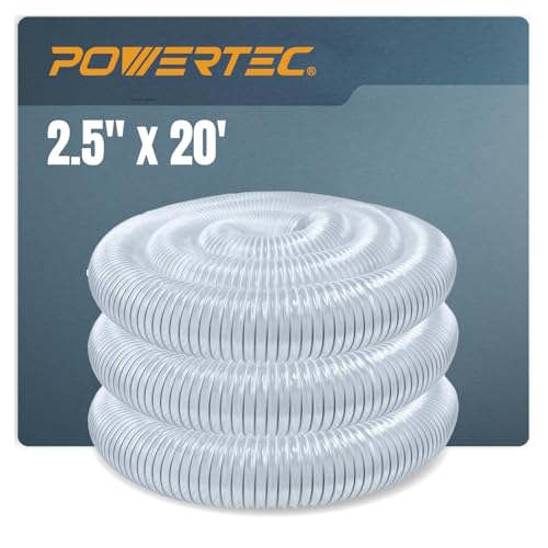 POWERTEC 2-1/2 x 20' Dust Collection Hose