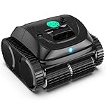 (Upgrade) Robot Piscine Sans Fil WYBOT C1-01 Robot Piscine pour Piscines Enterrées & Hors Sol - Nettoyeur 4-en-1 Paroi & Ligne d'Eau 150min/150m², Navigation Intelligente, App-Noir encre