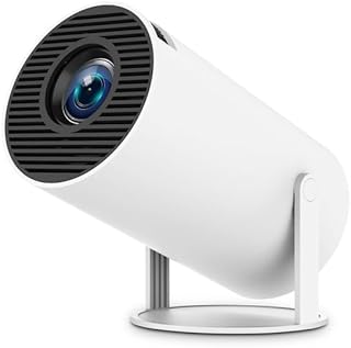 Mini Projector, 4K Full HD 1080P Portable, 180° Rotation, Dual WiFi & Bluetooth 5.0, Android & iOS Smart Home Cinema