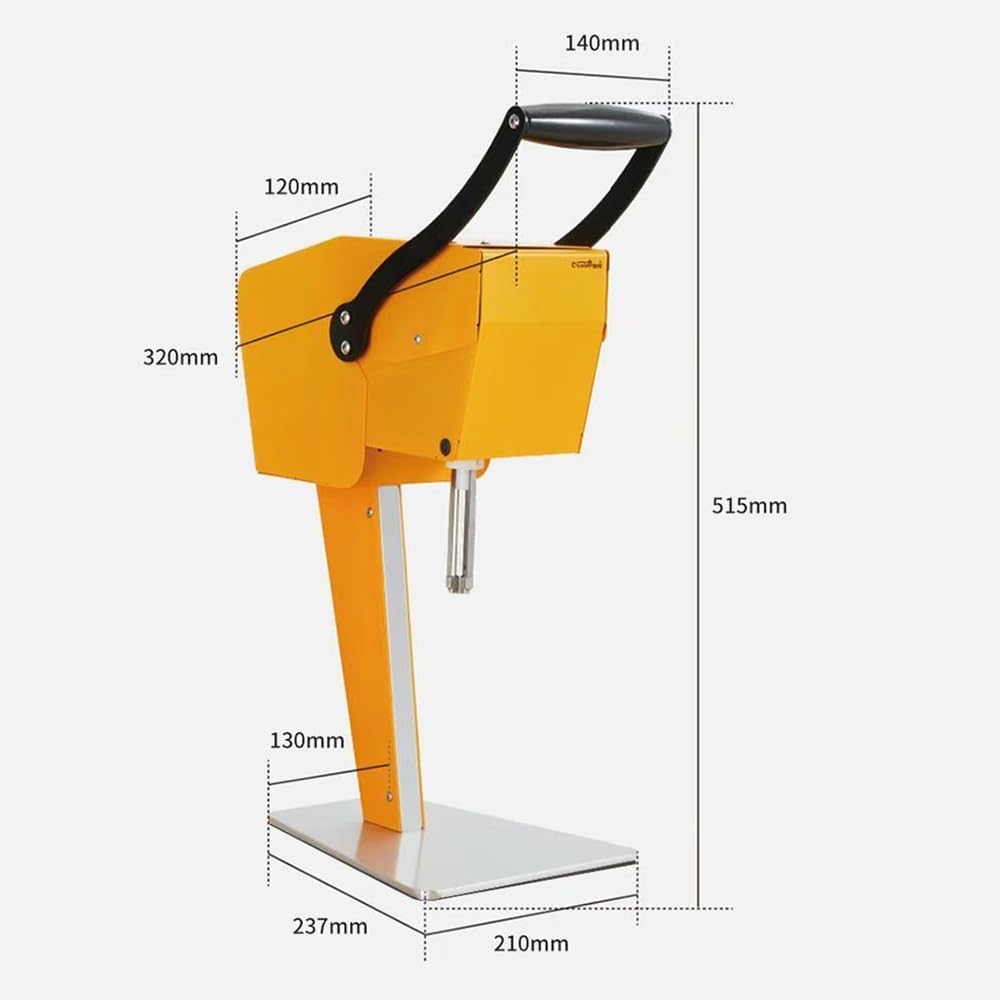 Exprimidor de cítricos eléctrico, Extractor de Jugo Comercial de Acero Inoxidable, fácil de Limpiar,No Requiere PeladoProducción Rápida En10S, Ideal para Tiendas de zumos y restaurantes