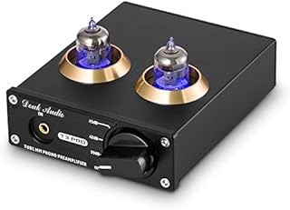 Douk Audio T3 PRO Tube Phono Preamp for Turntable, MM Phonograph Preamplifier, Mini Valve Stereo Preamplifier for Record Player