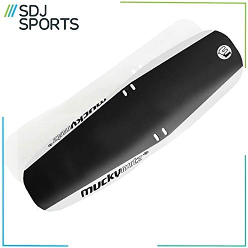 Mucky Nutz Bender Face Fender XL Mountain Bike Front Mudguard - Black/White