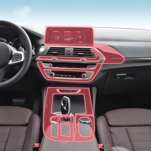 Boîte de vitesses sans rayures grâce au film de protection BMW X3 X4