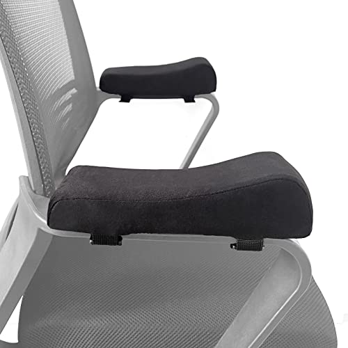 Easy-you Office Chair Armrest Covers, Set of 2 Comfortable Armrest Elbow Pillow (2 Black Armrest Pillow) - Image 4