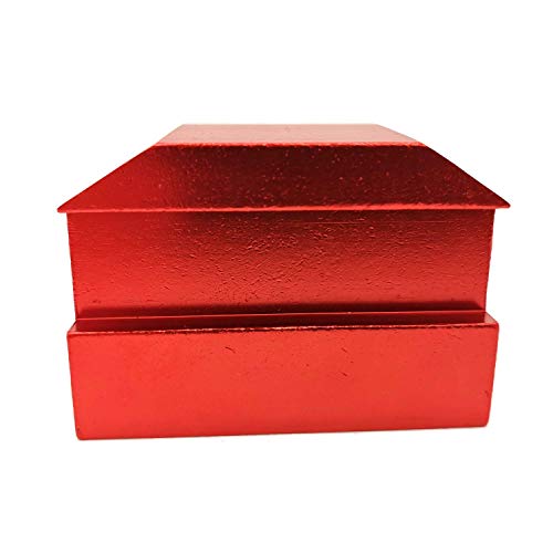 Fudoray Jack Lift Pad Anodized Aluminum For 6Th Gen Chevrolet Camaro Except Convertable, 4 Pieces Red Jacking Lifting Pad #TOP3