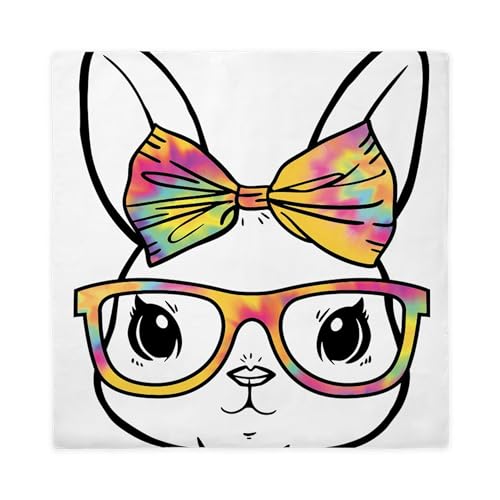 CafePress Bunny Cute Queen Duvet Cover, Printed Comforter Cover, Unique Bedding