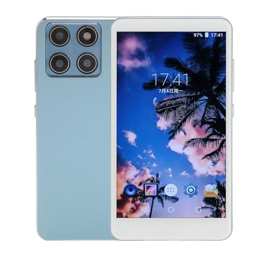 MP4 Player with Bluetooth 5.0, 5 Inch for Android, Portable Streaming MP4 Music Player, HiFi Sound MP3 Player with Speaker and Camera, (16+128GB