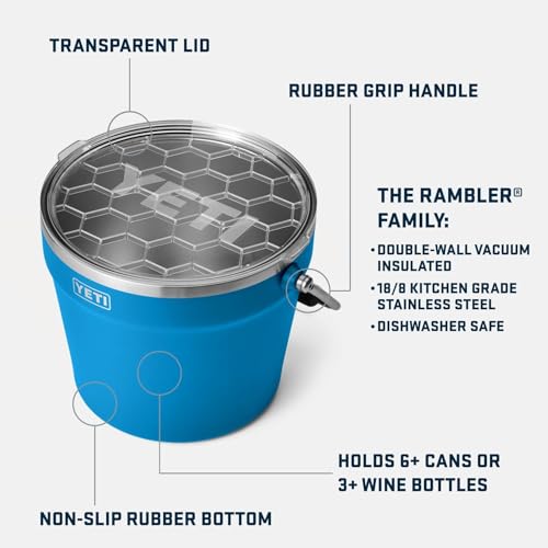 Image of YETI Beverage /Ice Bucket, Holds 6 Longnecks or 3 Bottles of Wine