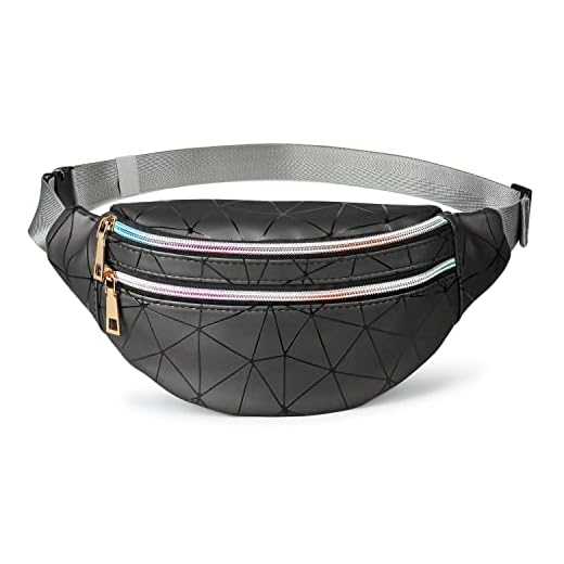 Fanny Packs for Women Men, Cute Fanny Pack for Kids Teens Girls Boys, Fashion Waterproof Waist Pack with Multi-Pockets Adjustable Belt, Casual Bag Bum Bags Hip Pouch for Travel Hiking Concert Festival