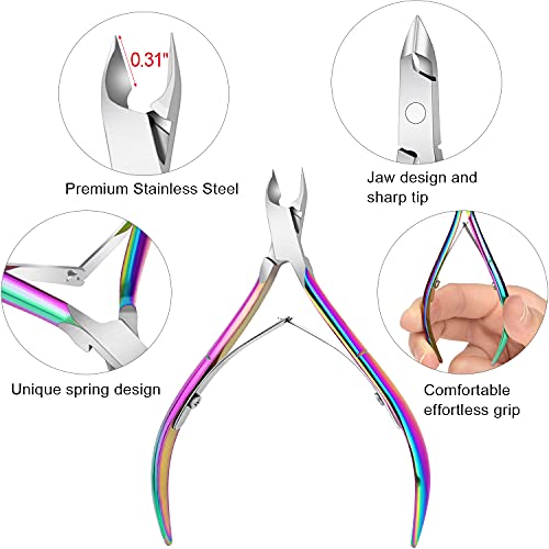 Awpeye CAISEJIAOZHIJIAN4PCS 4 Packs Cuticle Nipper thumb #2