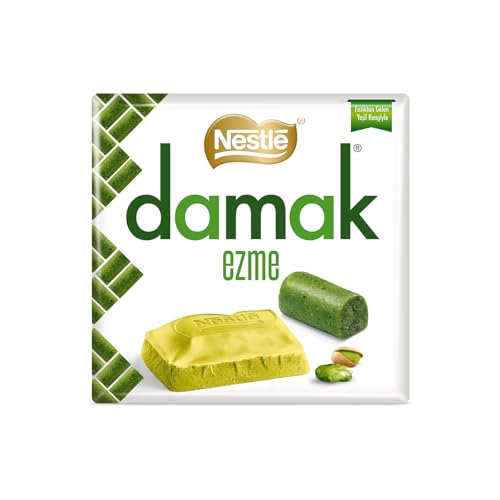 Damak Ezme Antep Fıstığı Parçalı ve Ezmeli Beyaz Çikolata 55g