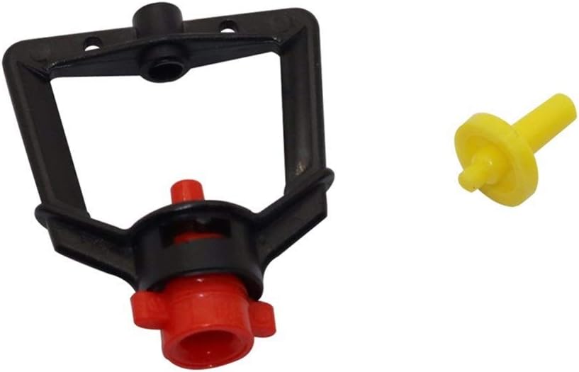 Botanical Garden Lawn Nozzle 100 Pcs 1.4mm Caliber Refraction Nozzle Agriculture Greenhouse Sprinkler Irrigation Sprayer Fogging Mist Nozzle Water Garden (Color : Black)