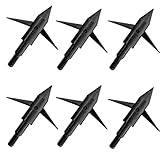 Archerest 12 Pack Bowfishing Broadhead Fishing Arrow Tips Arrowhead Arrow Point Hunting for Crossbow Hunting and Target