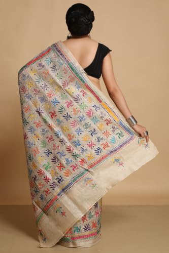 tcl TheCrazyLooms tussar silk saree in tussar silk – image 2