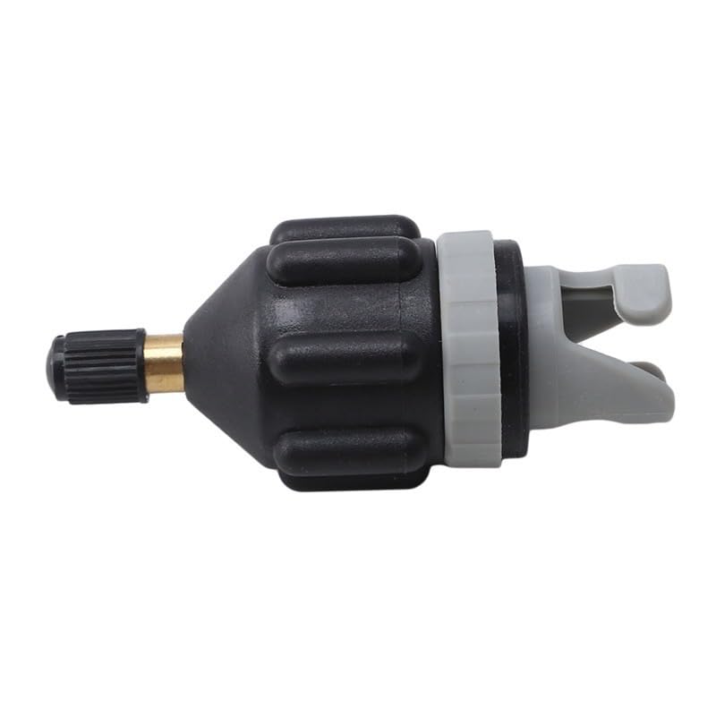 MSAOWUED Inflatable Boat SUP Pump Adaptor Air Pump Converter Air Valve Adapter Conventional Air Pump Adapter Pumping Head Connector for Inflatable Kayak Stand Up Paddle Board Inflatable - Black