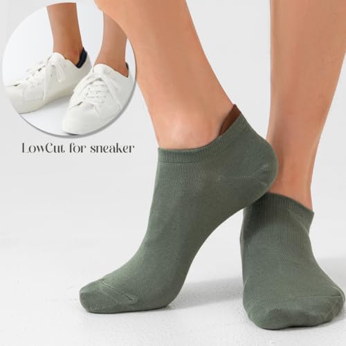 Image of 4-6 Pack Running Ankle Socks Low Cut Liner No Show Athletic Sport Tab Socks