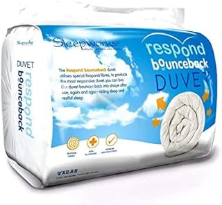 Sleepworks 16.5 Tog Extra Warm Cosy Respond Bounce Back King Bed Size Microfibre Heavy Winter Duvet Quilt, Embossed Soft Touch, Made In The UK (225cm x 220cm) By Littens