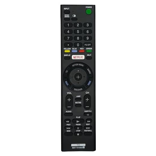 RMT-TX100U Controle remoto universal adequado para todas as TVs Sony LCD LED HDTV Smart Bravia - sem necessidade de configuração