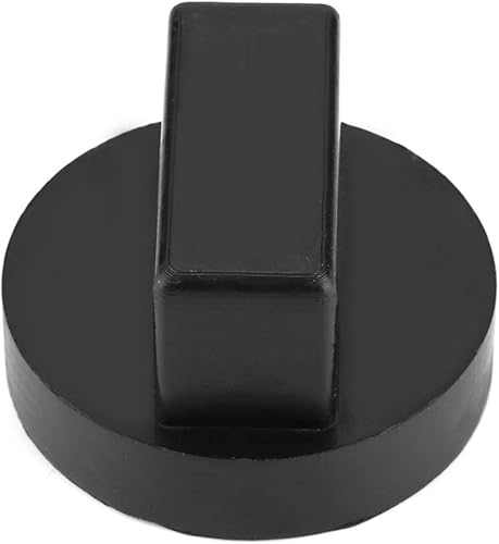 Miniatura 8 de Evgatsauto Adaptador de almohadilla de goma negra, almohadilla de goma para gato de piso, marco ranurado, riel de suelo, almohadilla de elevación