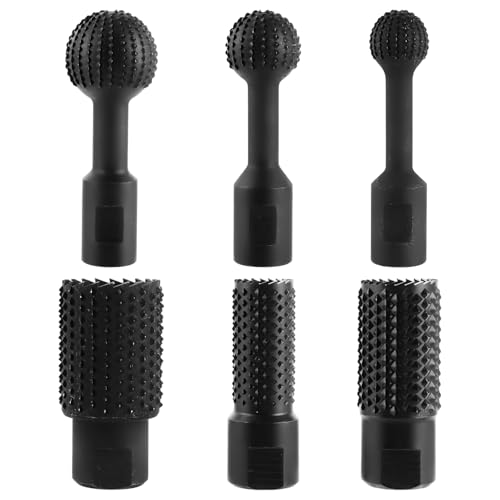 MIVIDE Ensemble de 6 Fraiseuses à bois 25mm 30mm 40mm Fraiseuses à bois Set de Fraiseuses à bois...