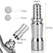 Hookah Hose Adapter, Shisha Connector Stem Adaptor Splitter, Hookah Shisha Accessories with Mouth Tips for Smoking(Silver)