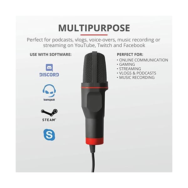 Trust GXT 212 Mico USB Mikrofon schwarz – Bild 4