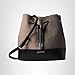 Calvin Klein womens Gabrianna Novelty Bucket Shoulder Bag, Grey Combo, One Size