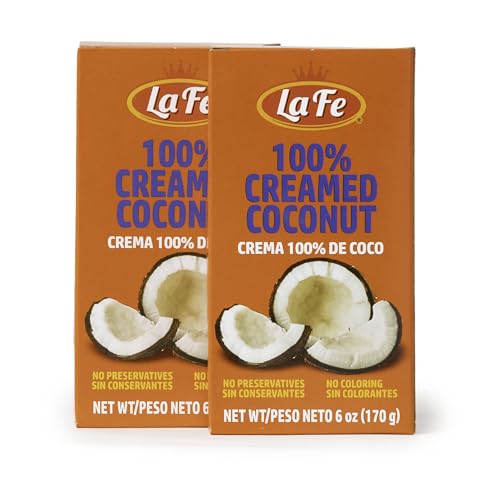 La Fe Pure Cream Coconut 6 oz - 2 Pack