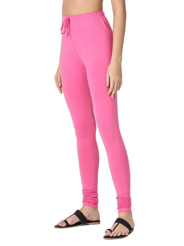 Image of Robinbosky Cotton Churidhar Leggings for Women - Stylish, Stretchable & Flattering Fit for All-Day Comfort