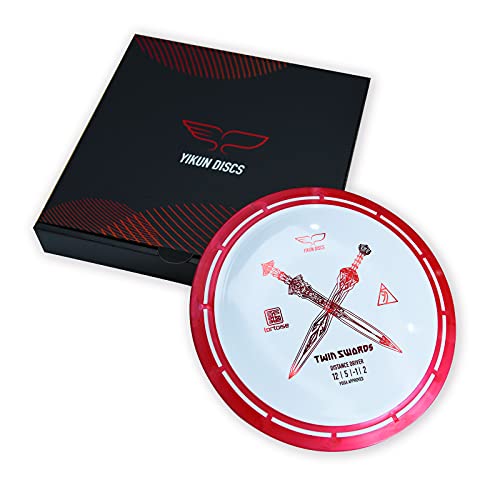 Yikun Professional Disc Golf Twin Swords |Distance Driver |165-176g| Perfekt für Outdoor-Spiele und Wettbewerbe