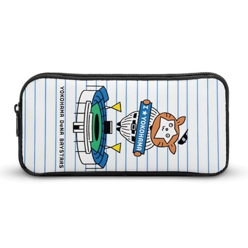 横浜DeNAベイスターズ(2)文具ケース ペンケース 収納グッズ 筆箱 ペンバッグ 筆入れ 多機能 学用品収納 大容量軽量 伸縮性が良く、繰り返し使用可能 傷防止 防汚 掃除が簡単 いろいろな文房具を収納 オフィス小物 コスメバッグとして 男女兼用 携帯便