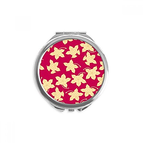 Miroir de maquillage nomade feuille de gloire pour retouches sac
