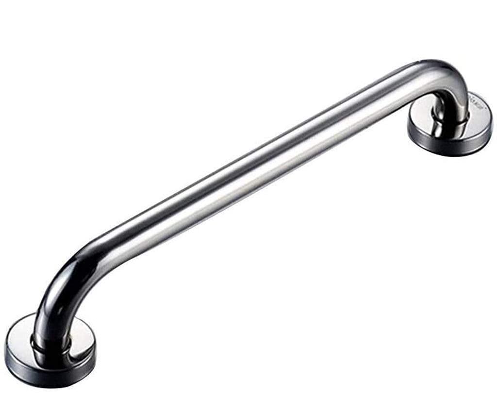 Tyuhduyur Silver Shower Grab Bar Polished Chrome Anti-Slip Handrail For Bathtub And Toilet Wall Mount Assist Handle For Elderly And Disabled/Silver/33Cm ( 43Cm)