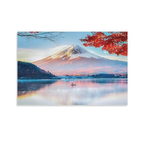 富士山風景観光ポスター (10) ウォールアート 部屋飾り 絵画 ベッドルーム リビング 壁の絵20x30inch(50x75cm)