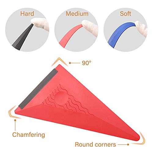 Ehdis Set di 3 raschietti con tre tipi di