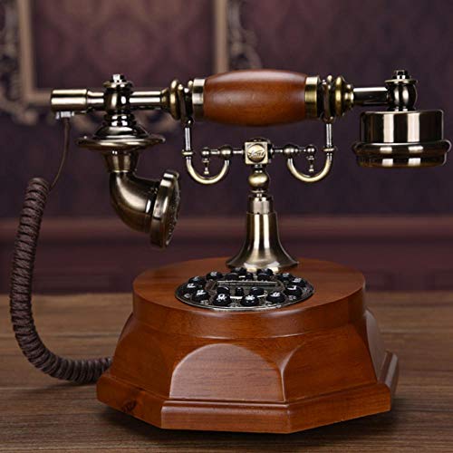 Vintage-Telefon Antikes Telefon Mit Knopfwahl Klassisches Europäisches Retro-Festnetztelefon Mit Anrufer-Id Für Die Inneneinrichtung