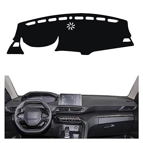 Protection pour tableau de bord Peugeot 3008 5008 tapis anti-lumière auto