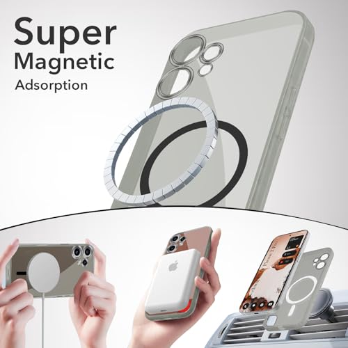 Image of Jkobi Lifetime Anti-Yellow MagSafe Compatible Clear Back Cover Case for Nothing CMF Phone 2 Pro (Sleek Hard Crystal | Shockproof and Camera Protection)
