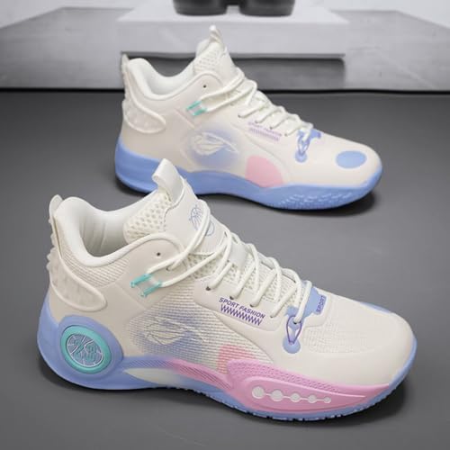 CJSPORX Women Men Basketball Shoes Non Slip Breathable Outdoor