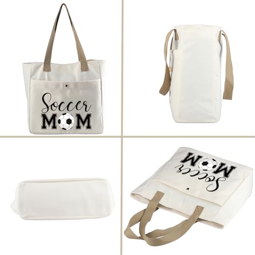 Bolso Tote Soccer Mom para aficionados y jugadoras de fútbol miniatura 6
