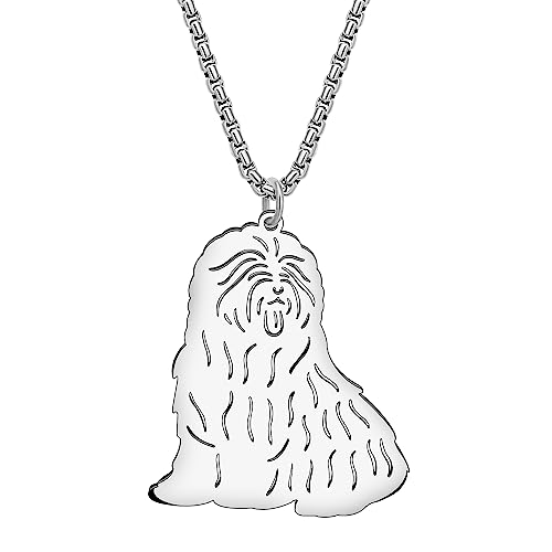 Collier de chien anti-allergie acier plaqué or 18K fini les rougeurs