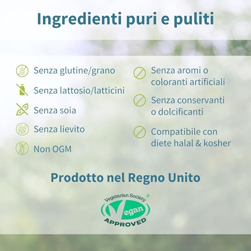 Peptidi Di Collagene Vegano In Polvere A Base Vegetale, Potenziato Con Glicina, Prolina, Idrossiprolina E Vitamina C Cofattore, Non Ogm, Booster Completo Di Collagene Vegetariano, 35 Porzioni, Igennus - 7