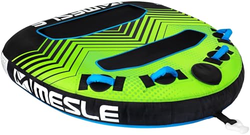 Mesle Tube Vapor Bote Inflable para 2 Personas, Bote de Remolque Inflable, para niños y Adultos, Anillo de Remolque Inflable para Deportes acuáticos, para Barco de Motor y Moto de Agua.