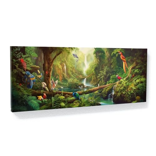 Sense Canvas Tropical Rainforest Lush 5 Canvas Art - Home