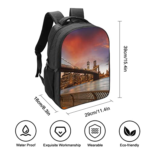 Sac à dos de mode adolescents Brooklyn Bridge Shoulder Backpack - 2