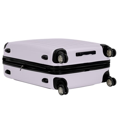 Image of Kenneth Cole REACTION Renegade Luggage Expandable 8-Wheel Spinner Lightweight Hardside Suitcase, Orchid Ice, 28-Inch Checked, Renegade