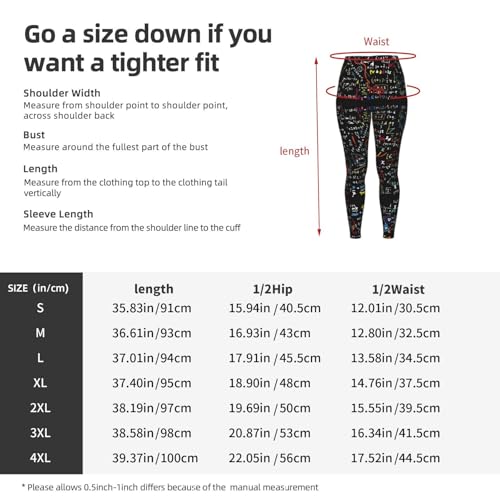 Leggings de moda deportivos para gimnasio conjunto con estampado de matemáticas 5